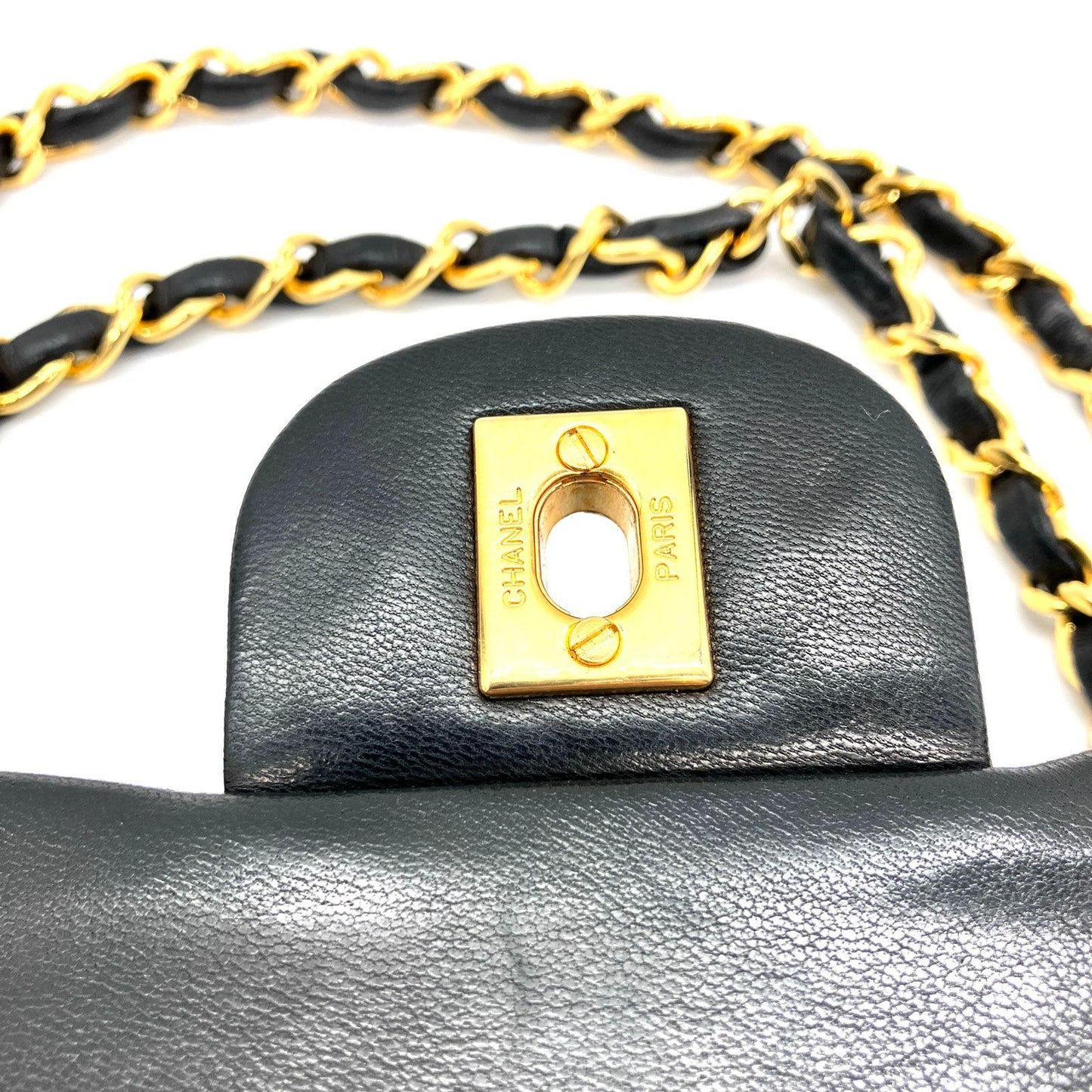 CHANEL Matelasse Double Flap Chain Shoulder Bag