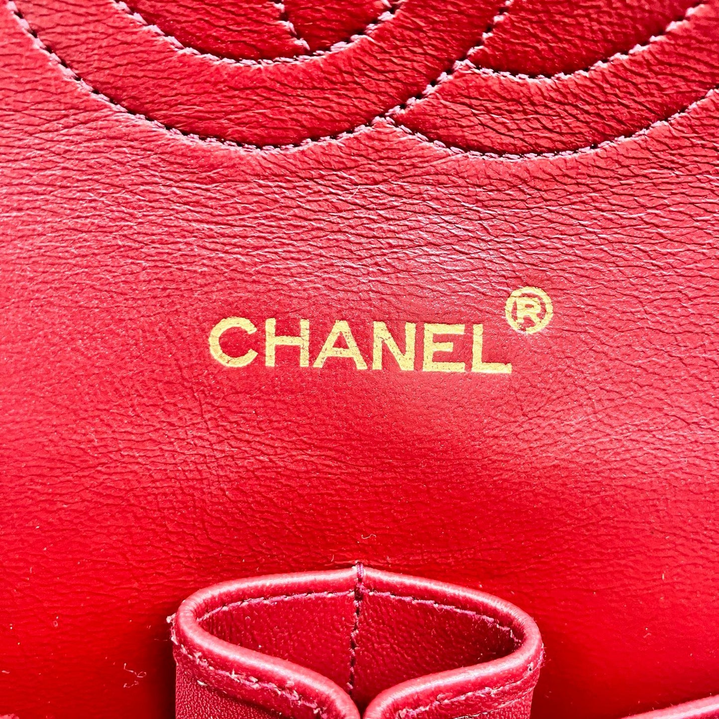 CHANEL Lambskin Matrasse Double Flap Double chain