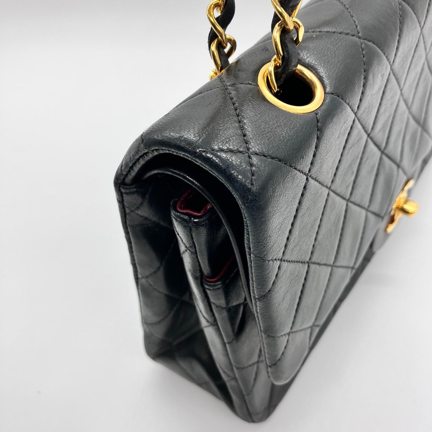 CHANEL Matelasse Double Flap Chain Shoulder Bag