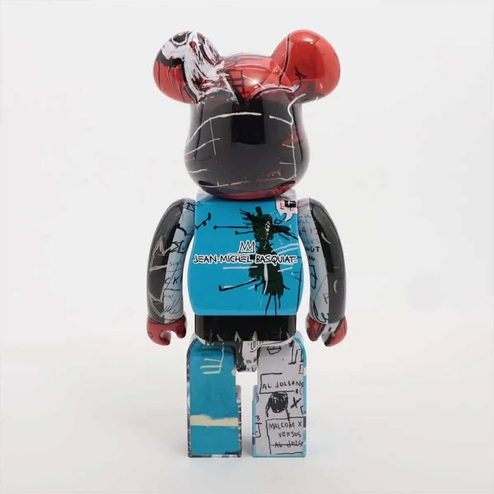 Unused BE@RBRICK Figure Plastic BE@RBRICK JEAN-MICHEL BASQUIAT “SPECIAL” 100% & 400% Basquiat 2-Piece Set 7-10-853