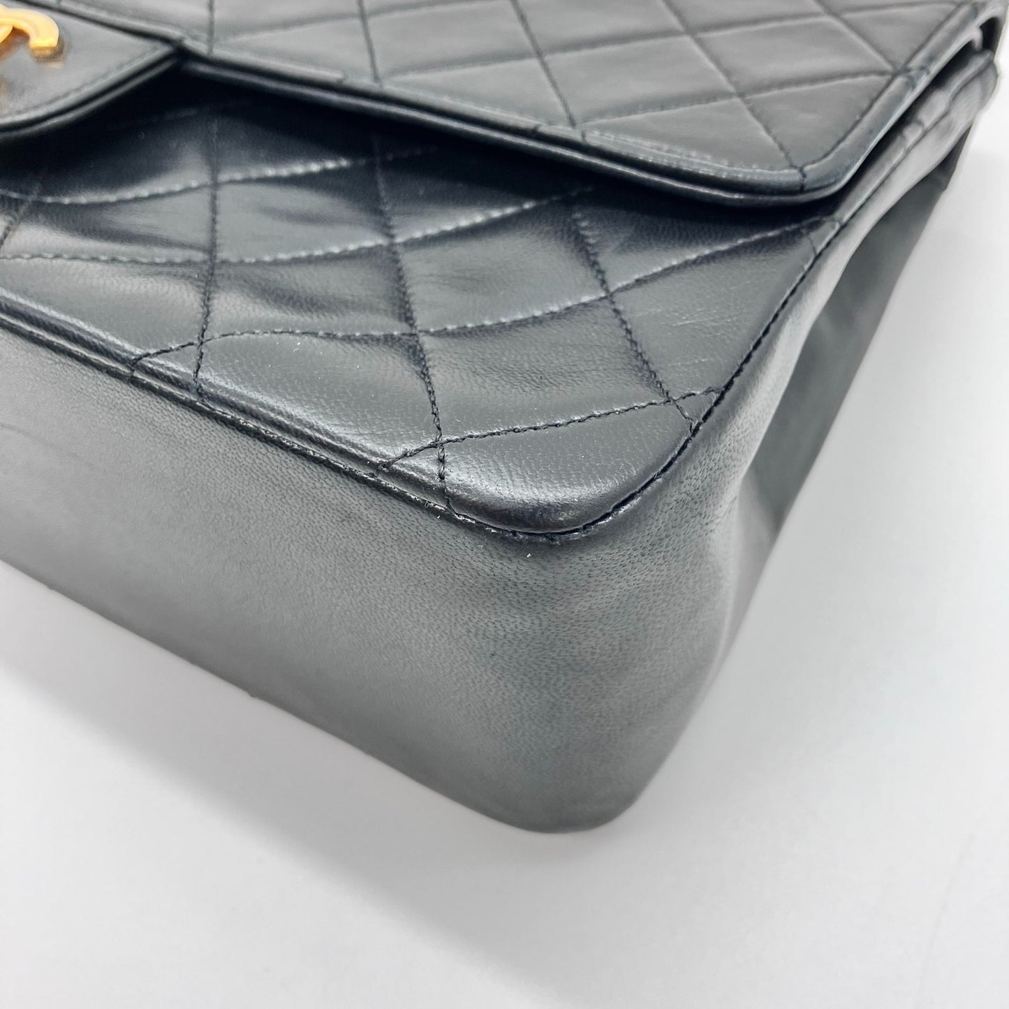CHANEL Lambskin Matrasse Double Flap Double chain