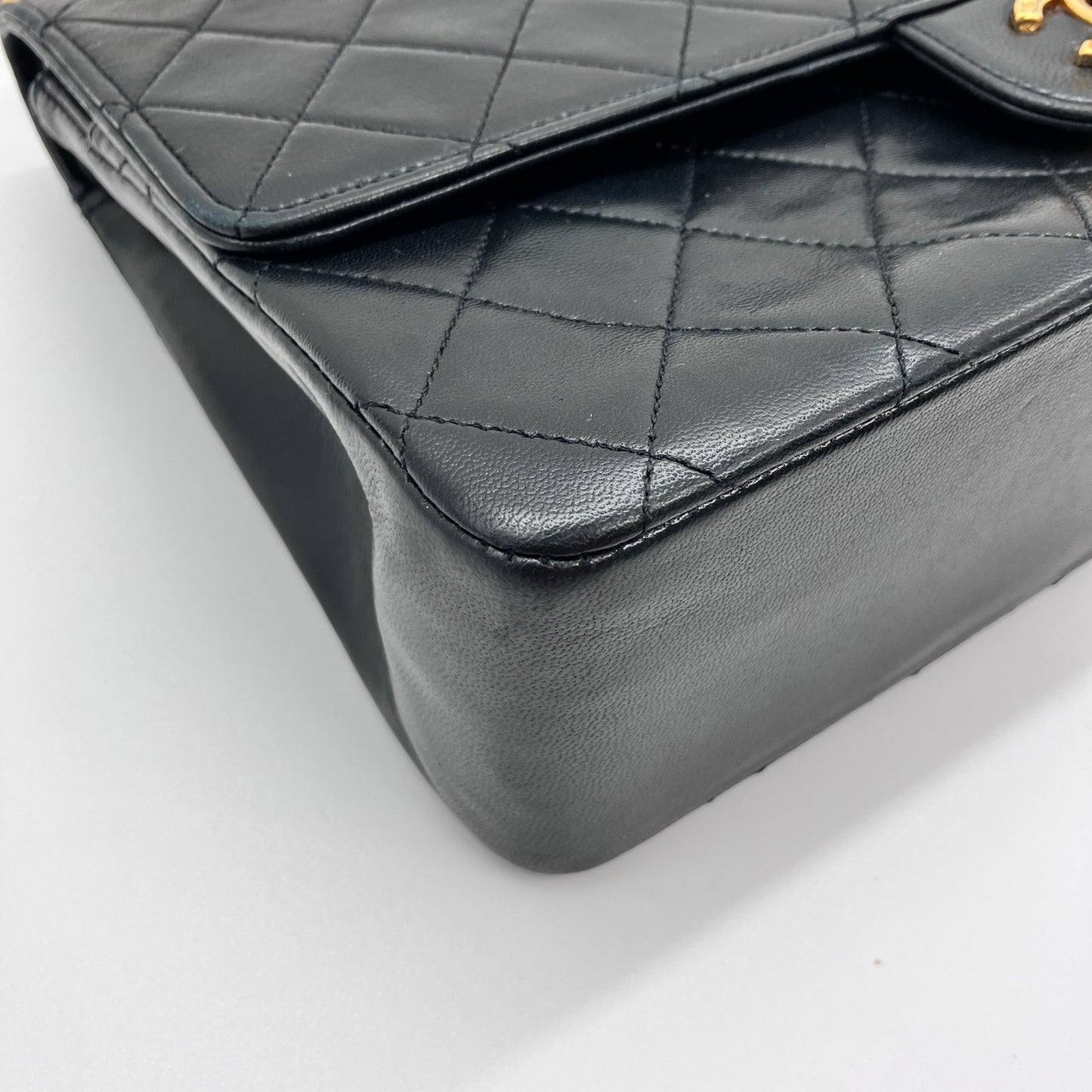 CHANEL Lambskin Matrasse Double Flap Double chain