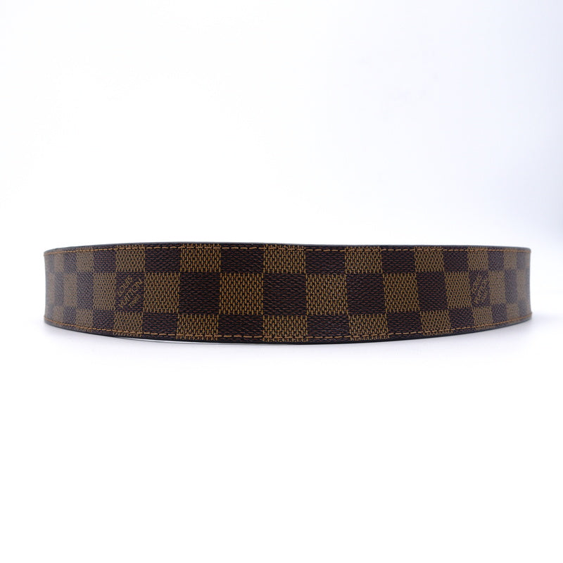 LOUIS VUITTON Damier Belt Men's Size 95