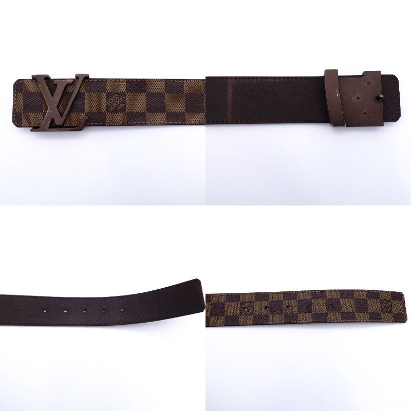 LOUIS VUITTON Damier Belt Men's Size 95
