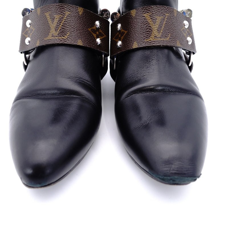 LOUIS VUITTON Rhapsody Line Monogram Boots 37.5