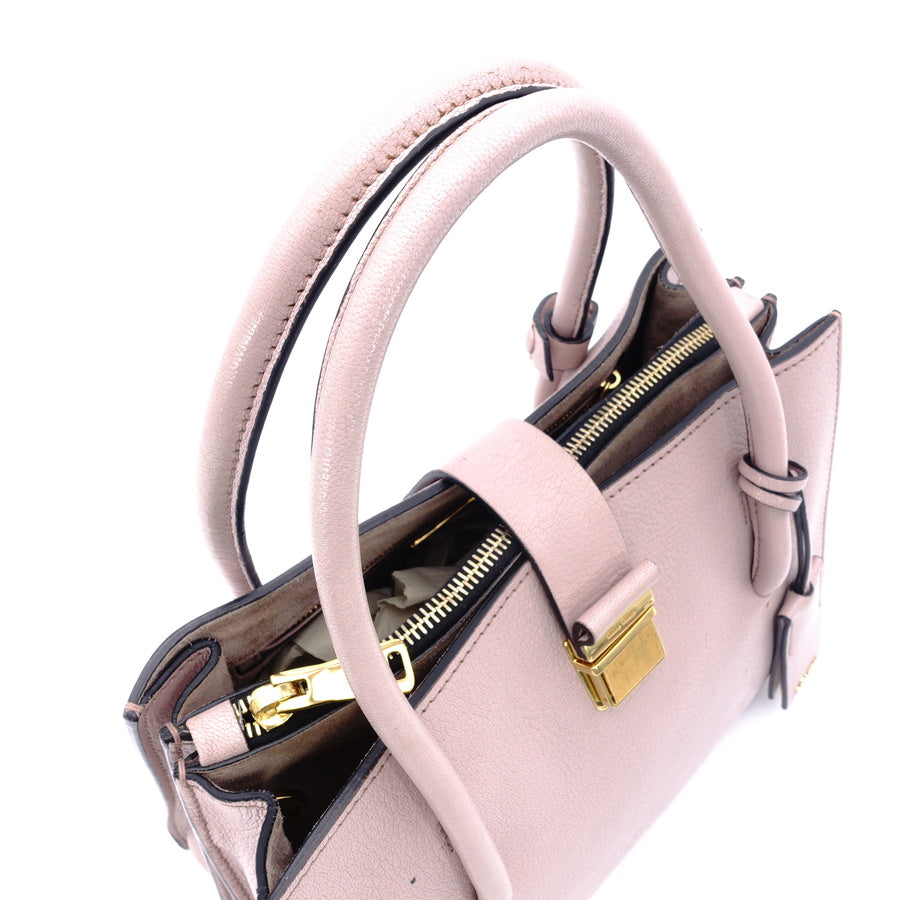 MIU MIU Madras 2-way Handbag Pink