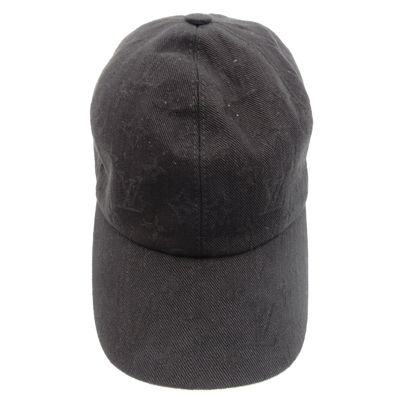 LOUIS VUITTON Essential Hat Black Canvas