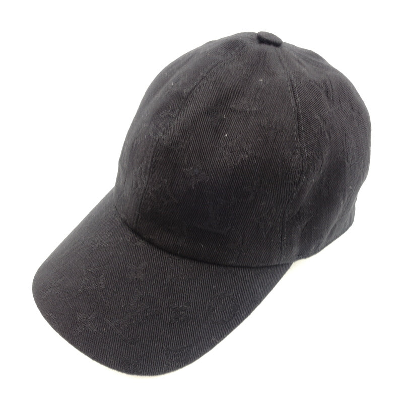 LOUIS VUITTON Essential Hat Black Canvas