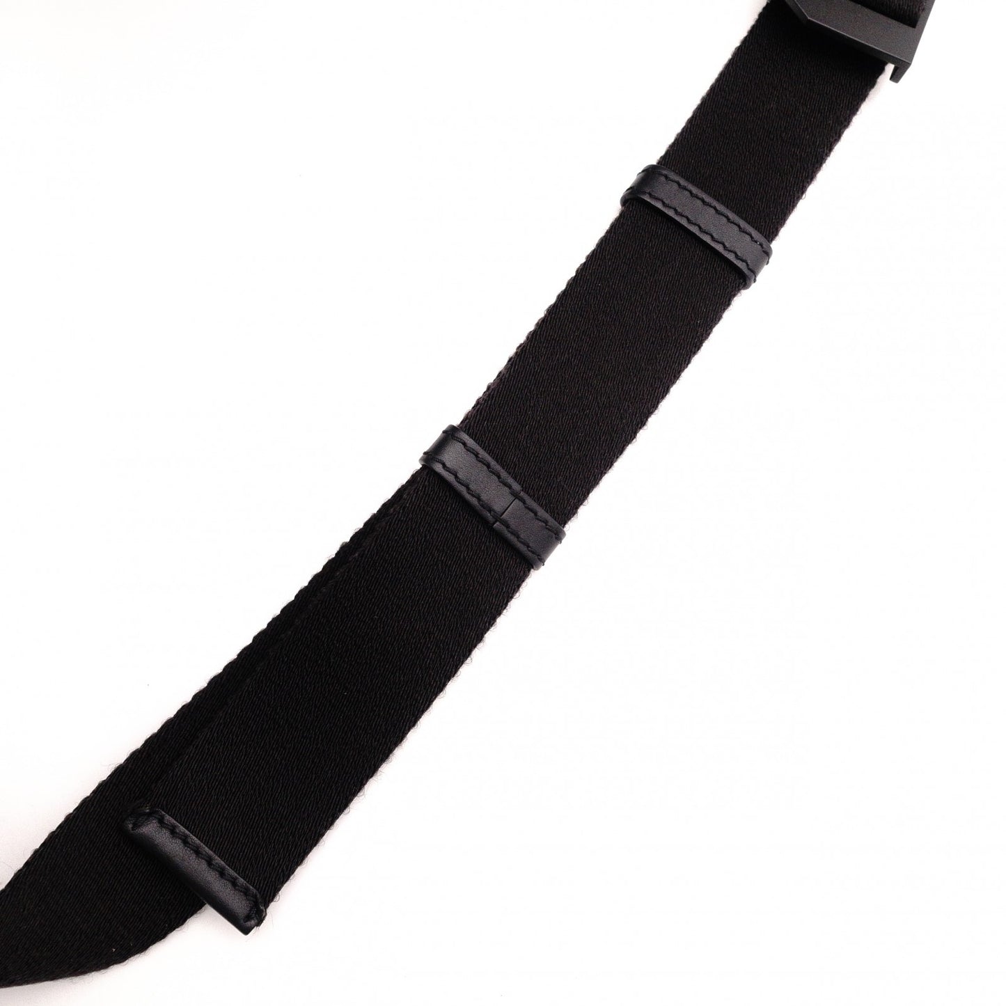 Berluti Body Bag, Nylon/Leather Waist Bag, Black/Multicolor, Men's
