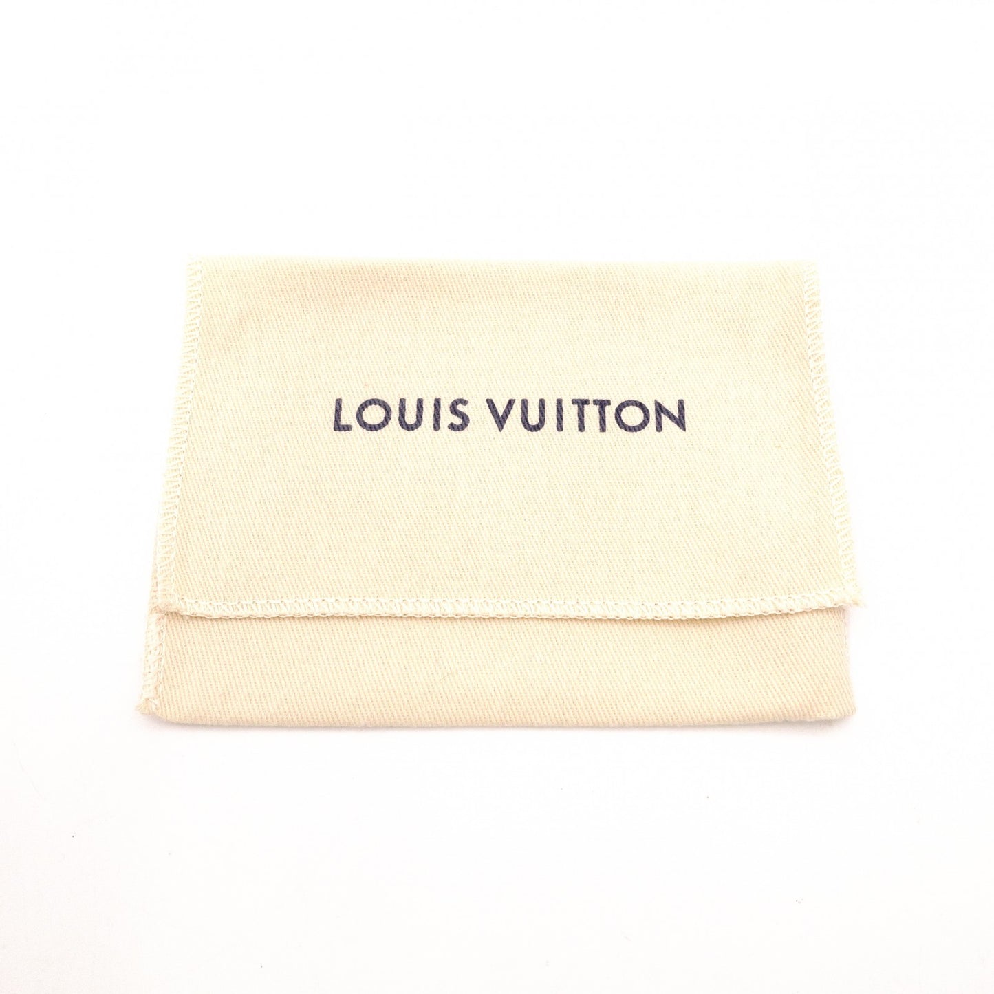LOUIS VUITTON Portefeuille Lock Mini Tri-Fold Wallet, Taurillon Leather, Yellow, Women's
