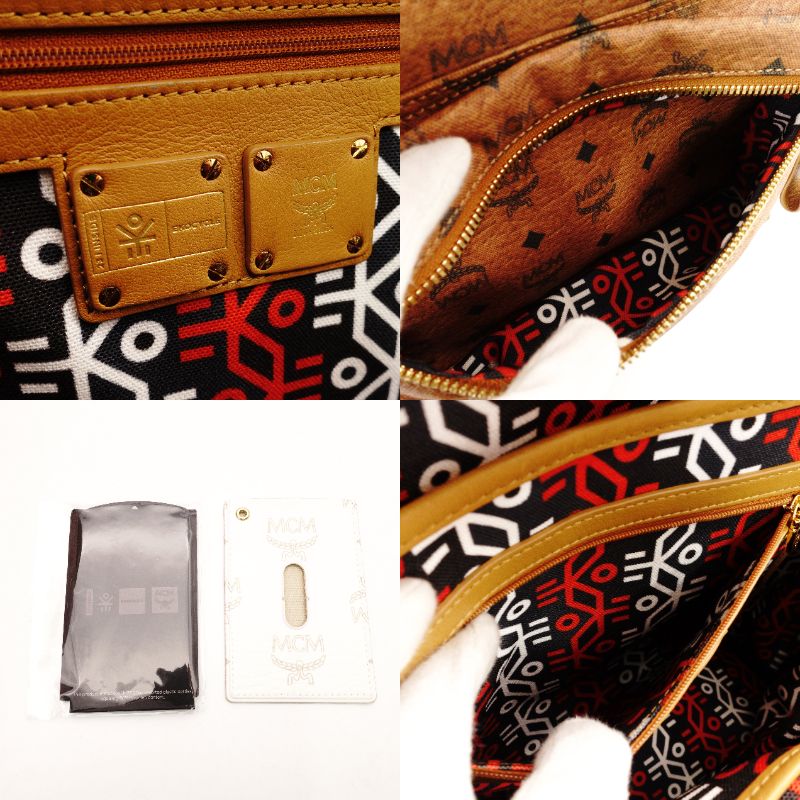 MCM EKOCYCLE Collaboration Backpack Brown Large Size L 7-12-851