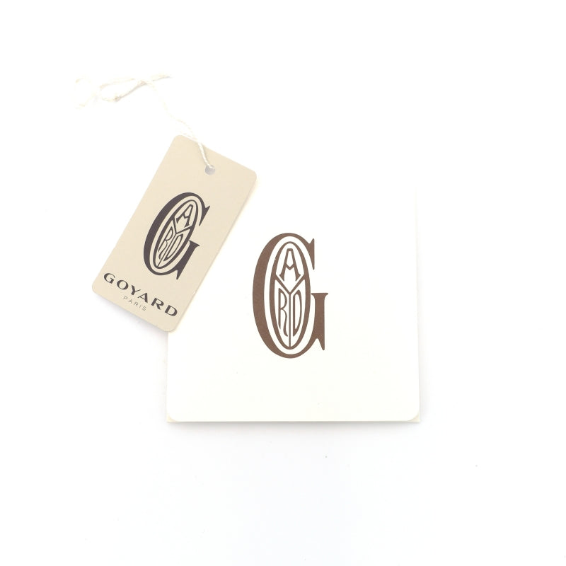 GOYARD Saint-Louis PM Tote Bag Navy PVC Leather