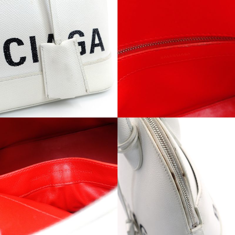 BALENCIAGA Handbag Ville Top Handle Handbag White