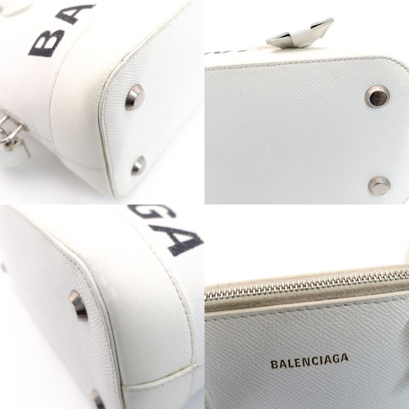 BALENCIAGA Handbag Ville Top Handle Handbag White