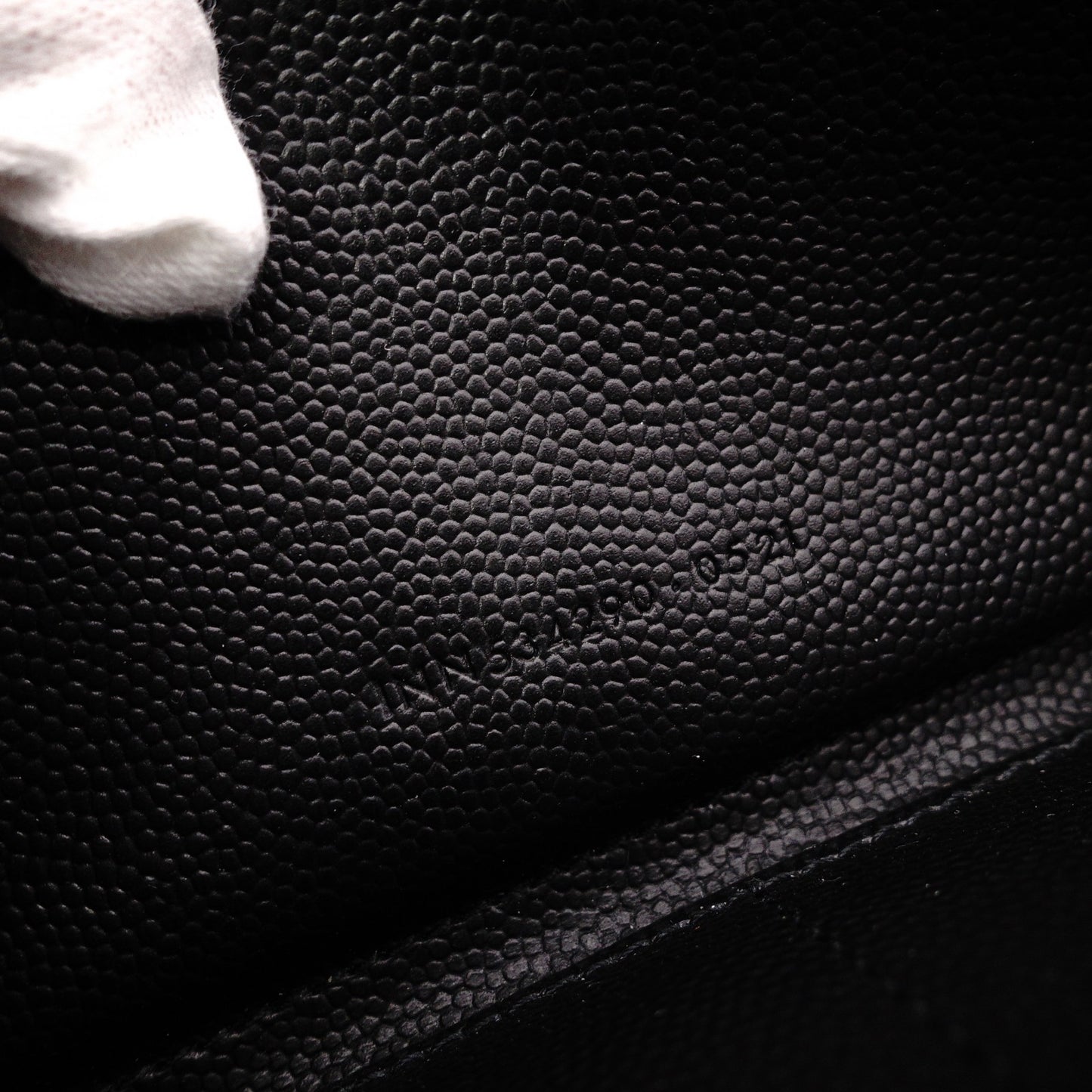 SAINT LAURENT Long Wallet, Leather, Black, Silver Hardware