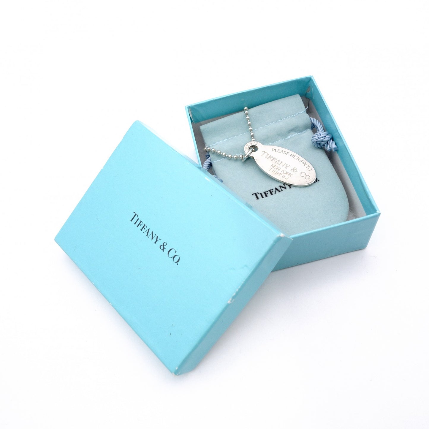 TIFFANY&Co. Return to Tiffany Long Necklace, 925 Sterling Silver