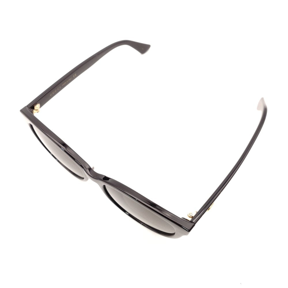 GUCCI Sunglasses Black Logo Black Gold Hardware GG Logo with Case R801296