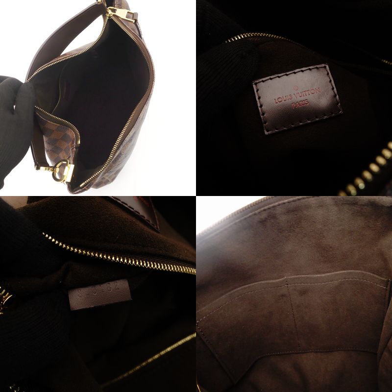 Louis Vuitton LOUIS VUITTON Portobello PM Shoulder Bag Damier PVC Leather Brown 7-9-525