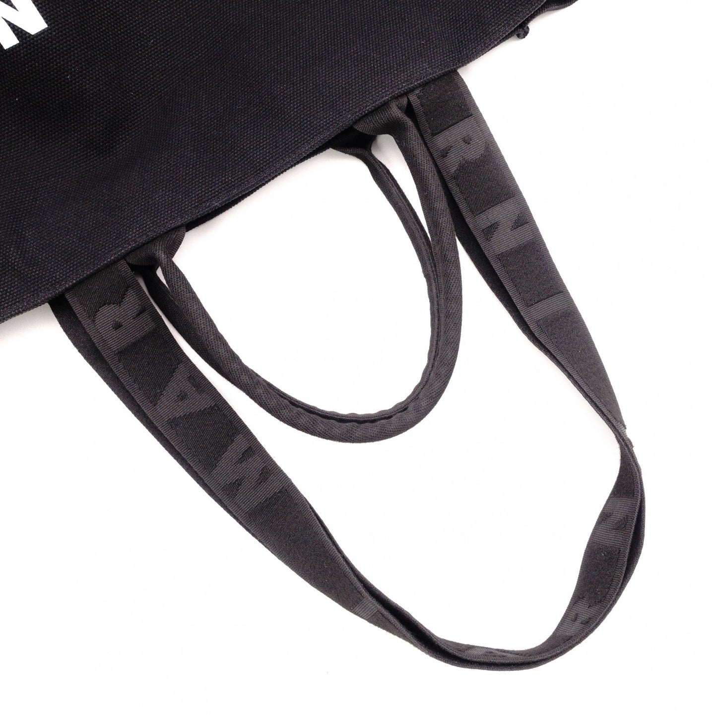 MARNI Logo-Print Tote Bag, Canvas, Black, 2-Way, SHMQ0053U2, P5968