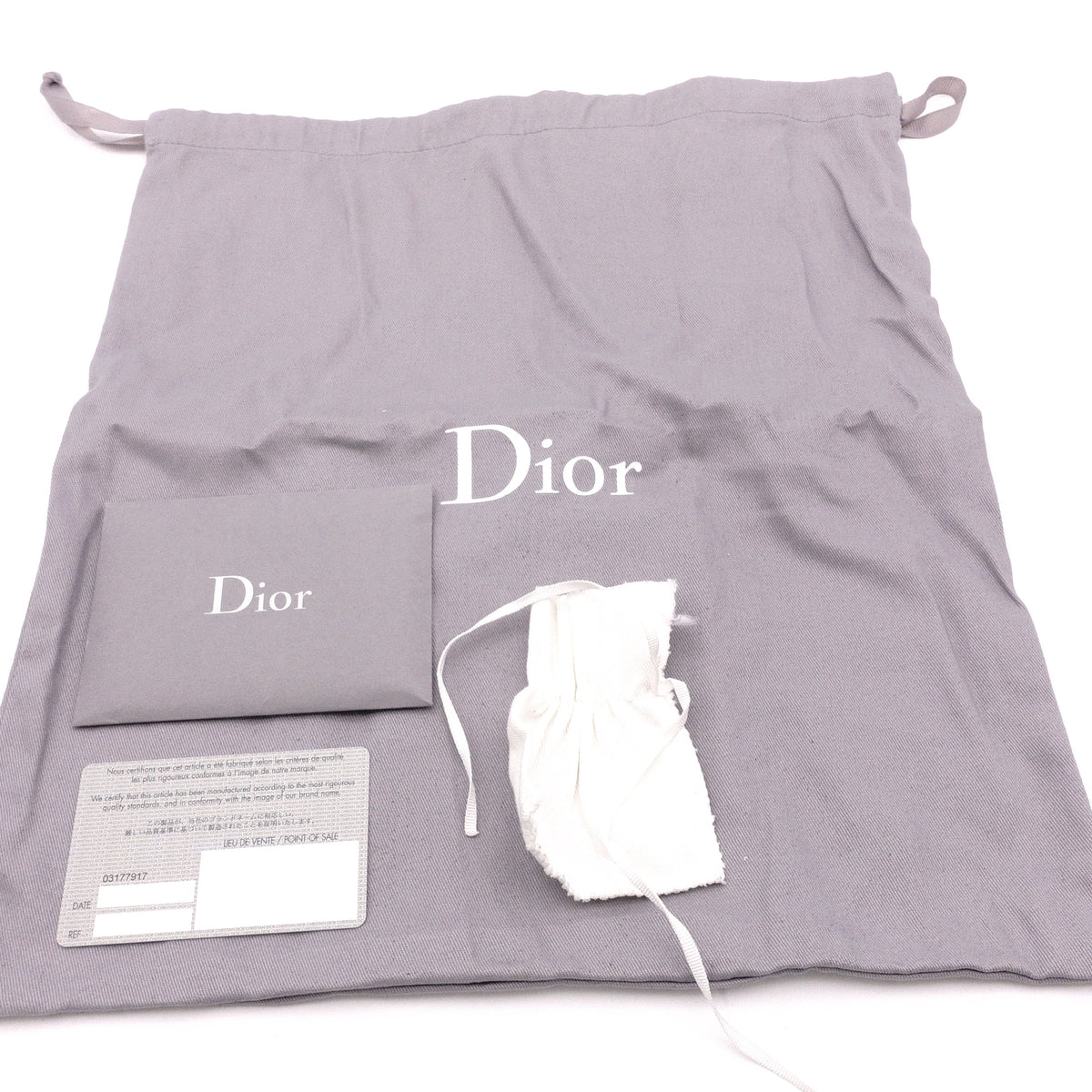DIOR Dior Addict Chain Shoulder Bag, Leather, Navy, Women's, Crossbody, Gold Hardware