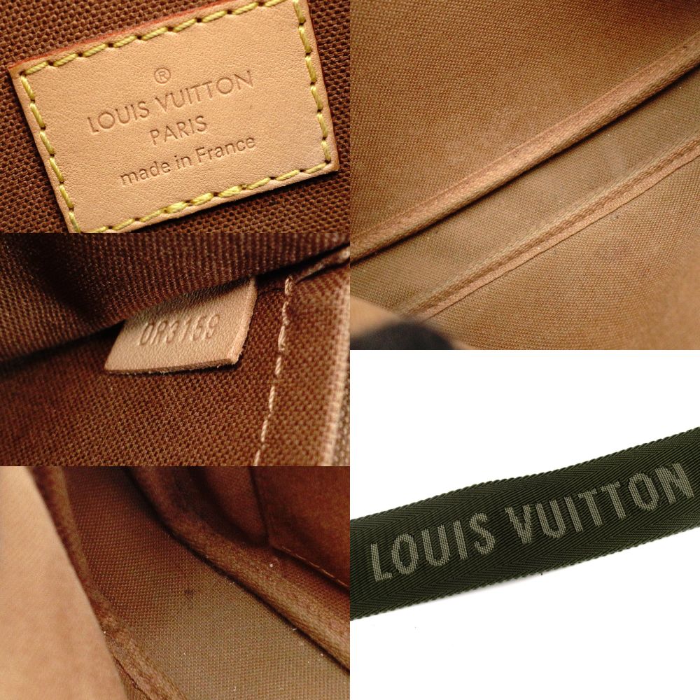 LOUIS VUITTON Monogram Multicolore Pochette Shoulder Bag Brown Crossbody Green 7-9-710