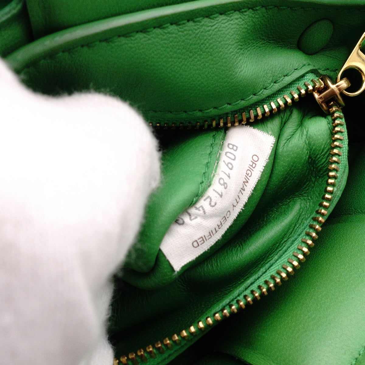 Bottega Veneta Padetto Cassette Shoulder Bag, Leather, Green, Crossbody