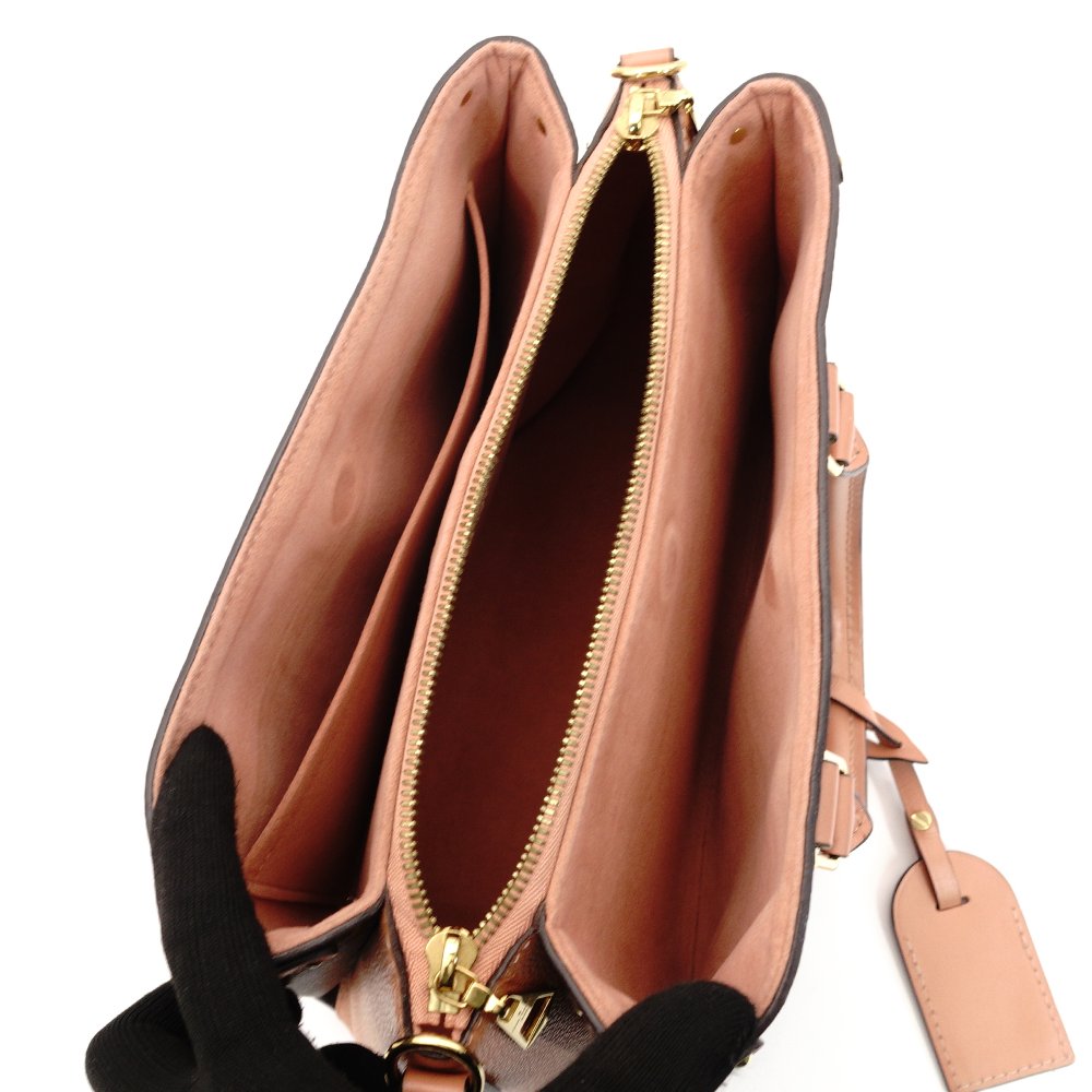 LOUIS VUITTON Monogram Canvas Suflo NV BB Series 2-Way Brown × Pink 7-9-153