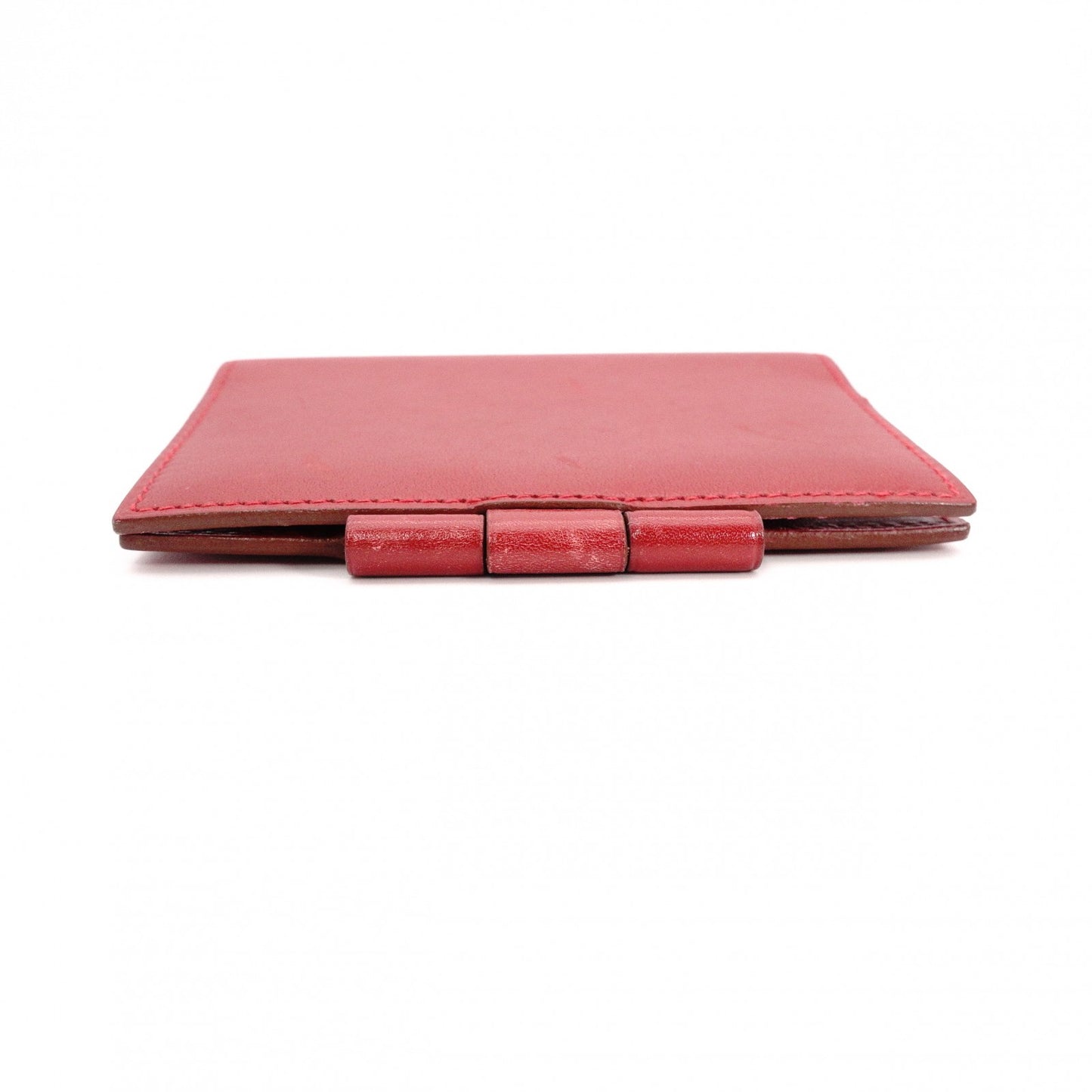 HERMES Agenda Planner Cover, Leather, Red, Notepad Cover, 〇Y Engraving