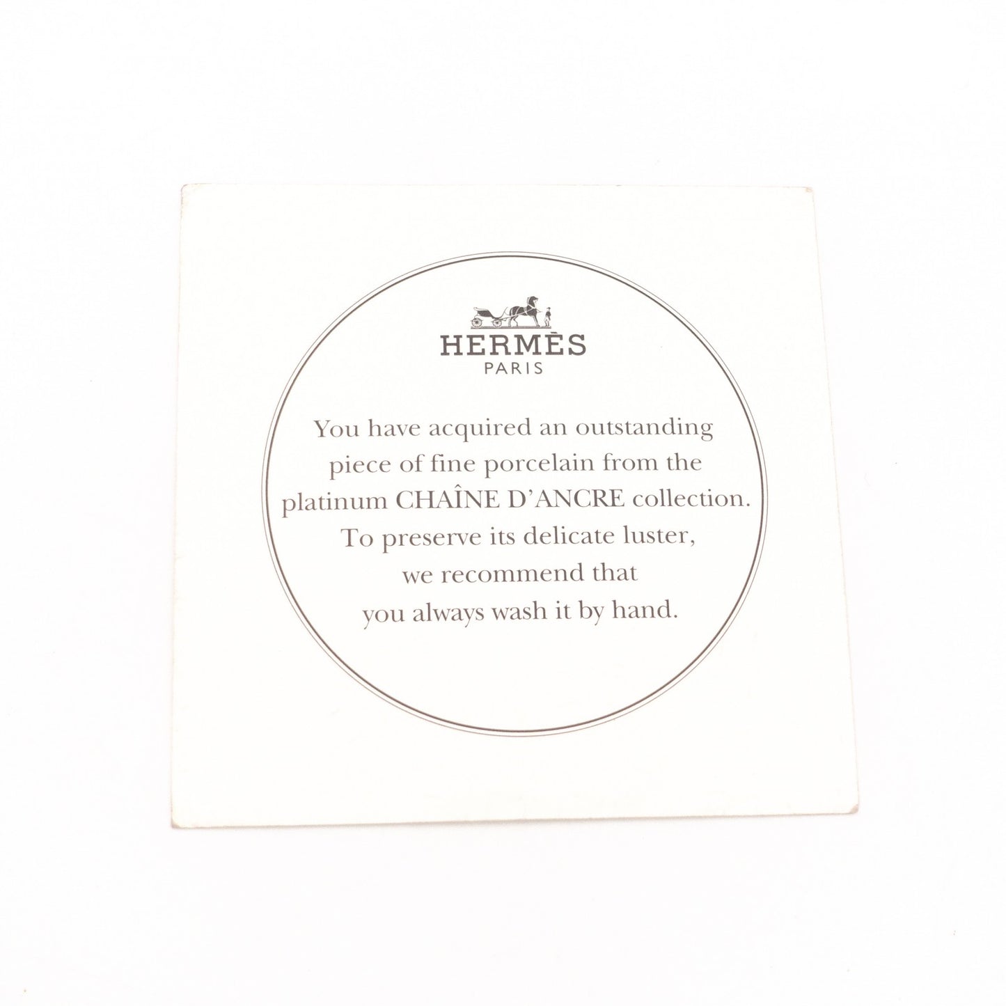 HERMES エルメス 中皿 陶器 ホワイト【中古】 レディース