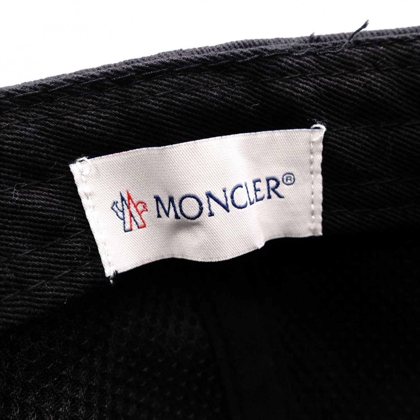 MONCLER Baseball Cap, Canvas, Black