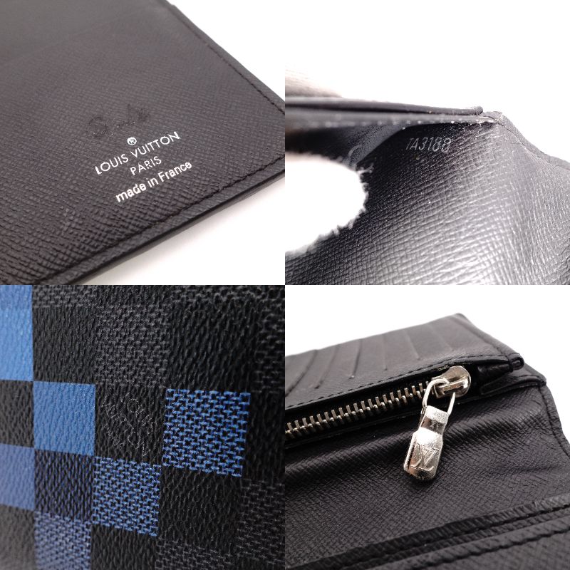 Louis Vuitton Portofolio Braza Damier Graphite Pixel Long Wallet