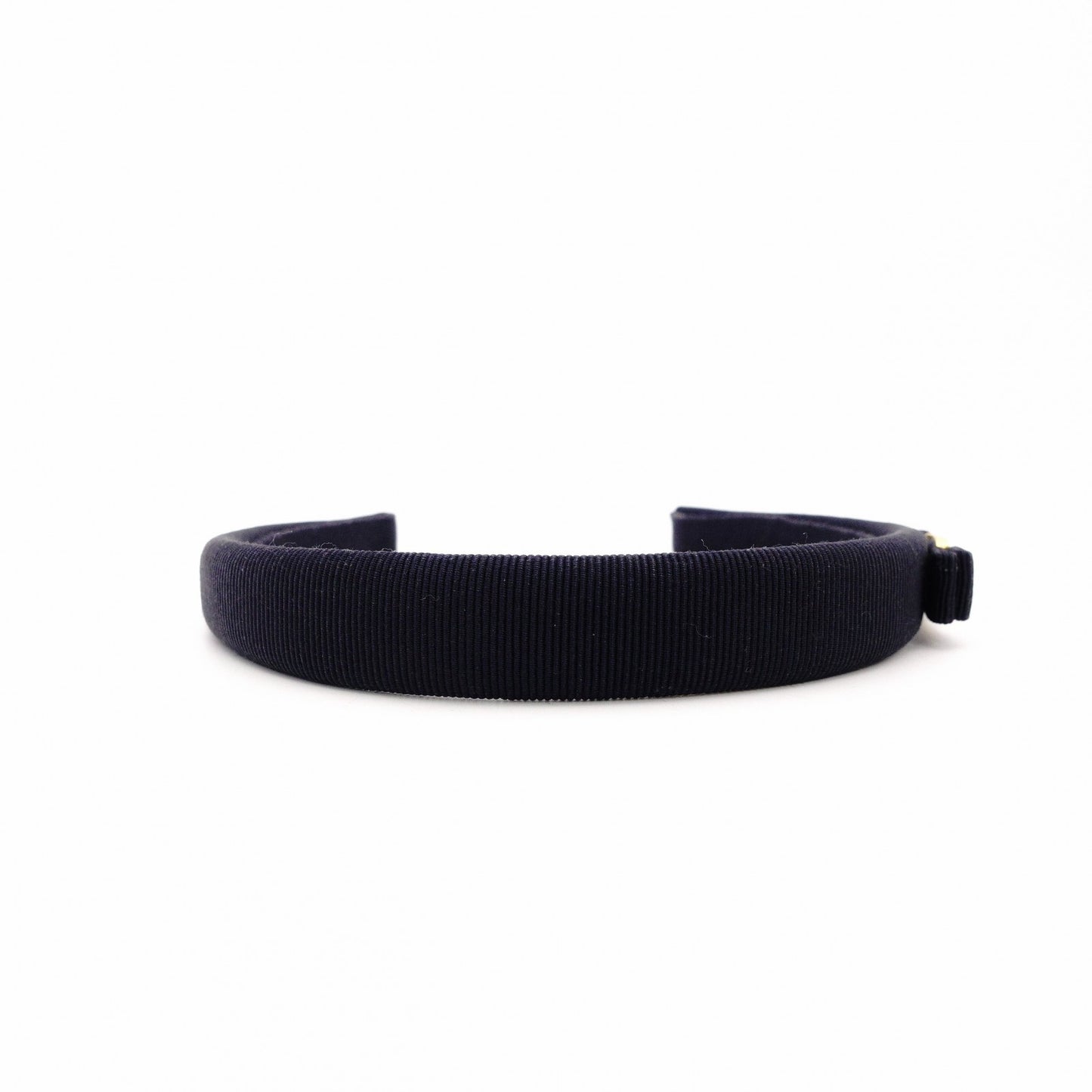 Salvatore Ferragamo Vara Hair Accessory Canvas Navy