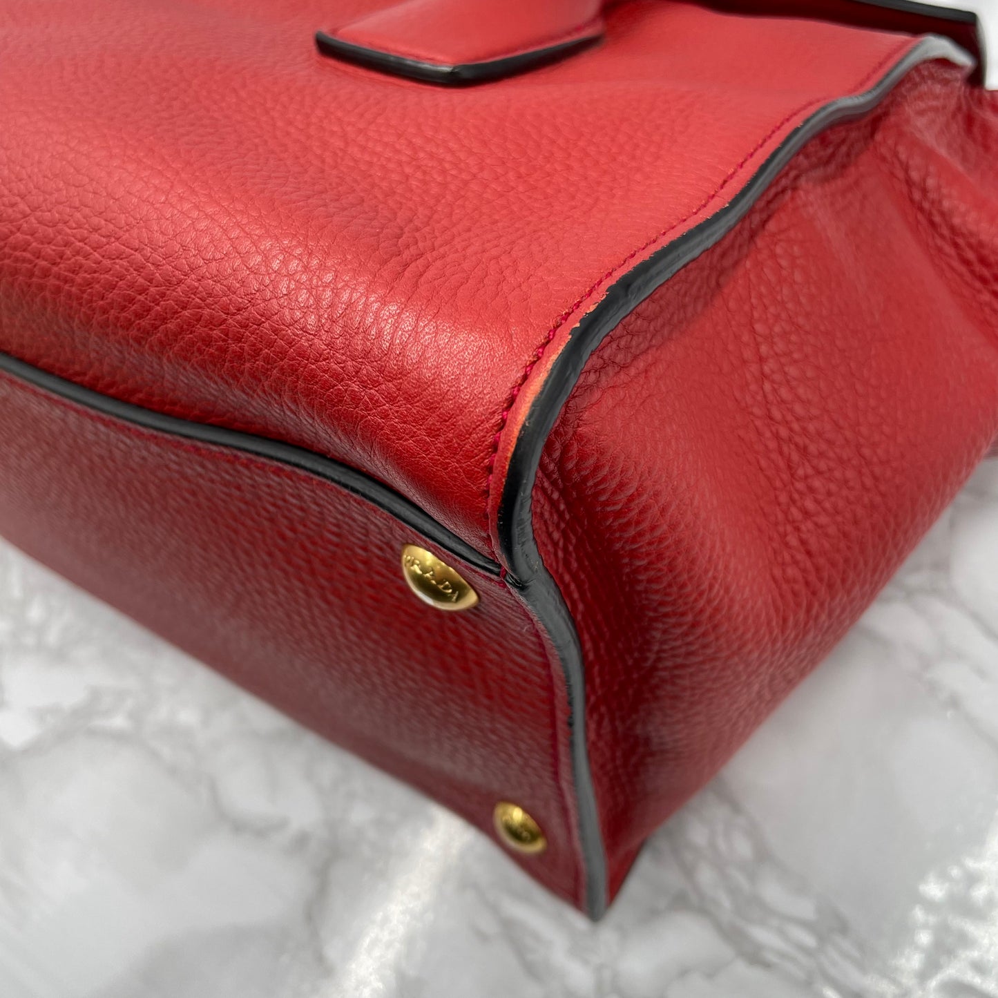 PRADA Leather Shoulder Bag