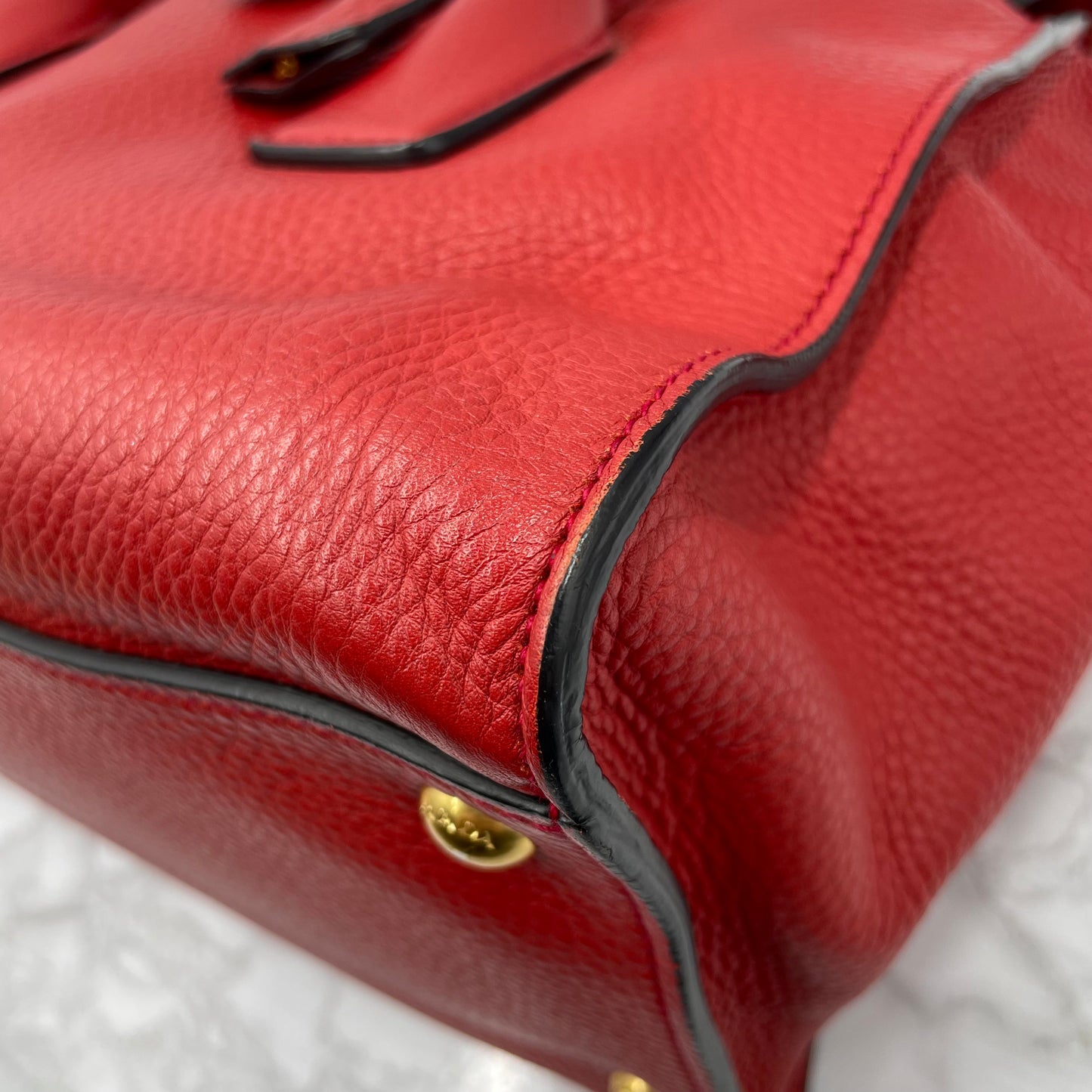 PRADA Leather Shoulder Bag