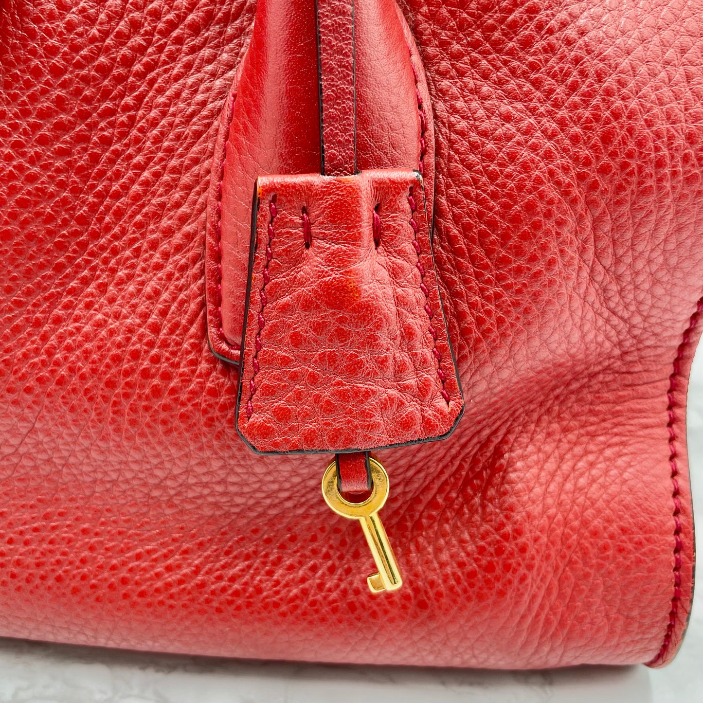 PRADA Leather Shoulder Bag