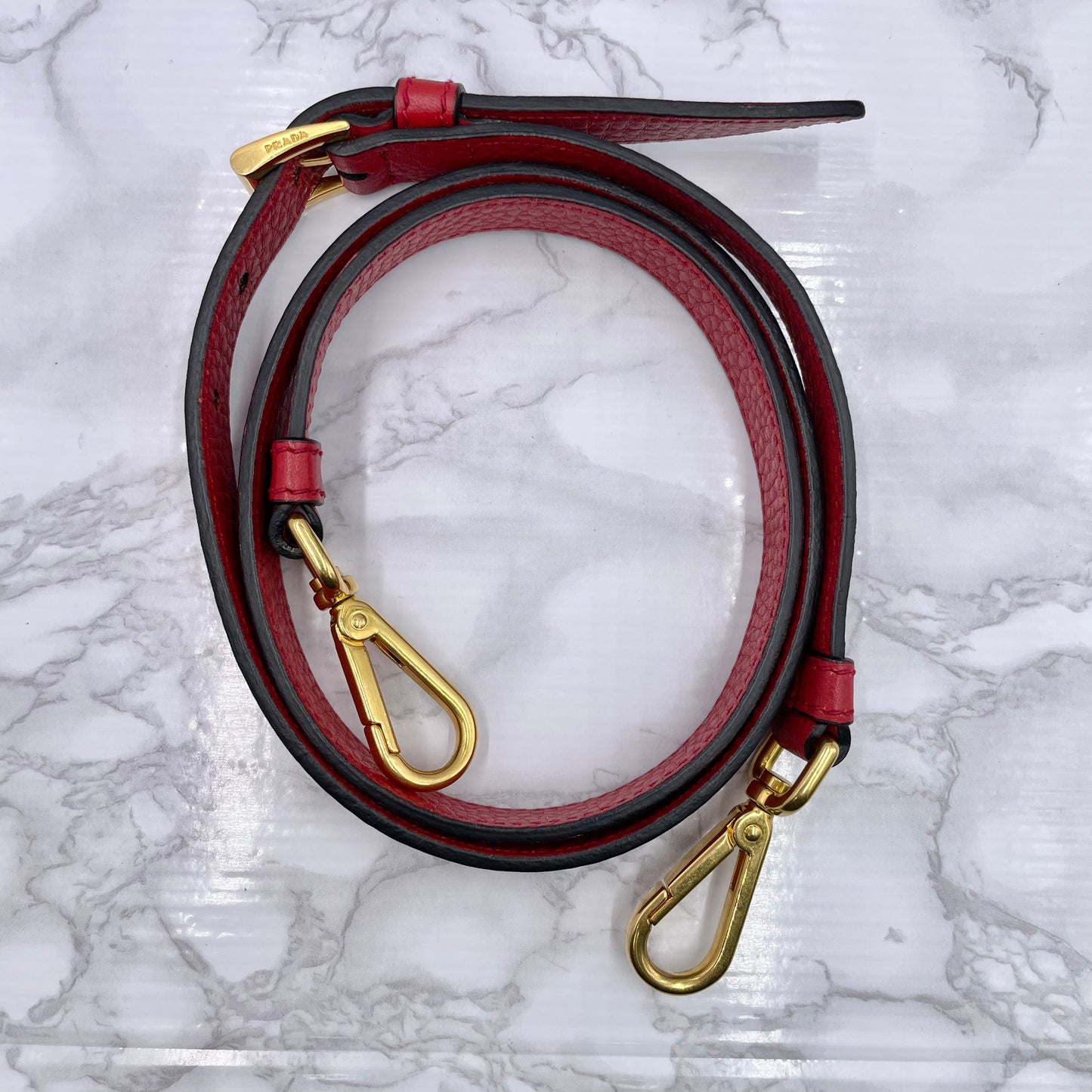 PRADA Leather Shoulder Bag