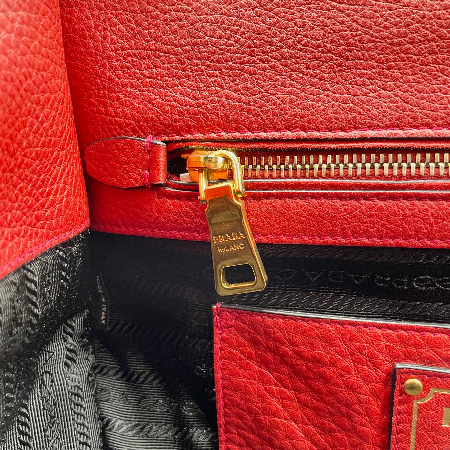 PRADA Leather Shoulder Bag