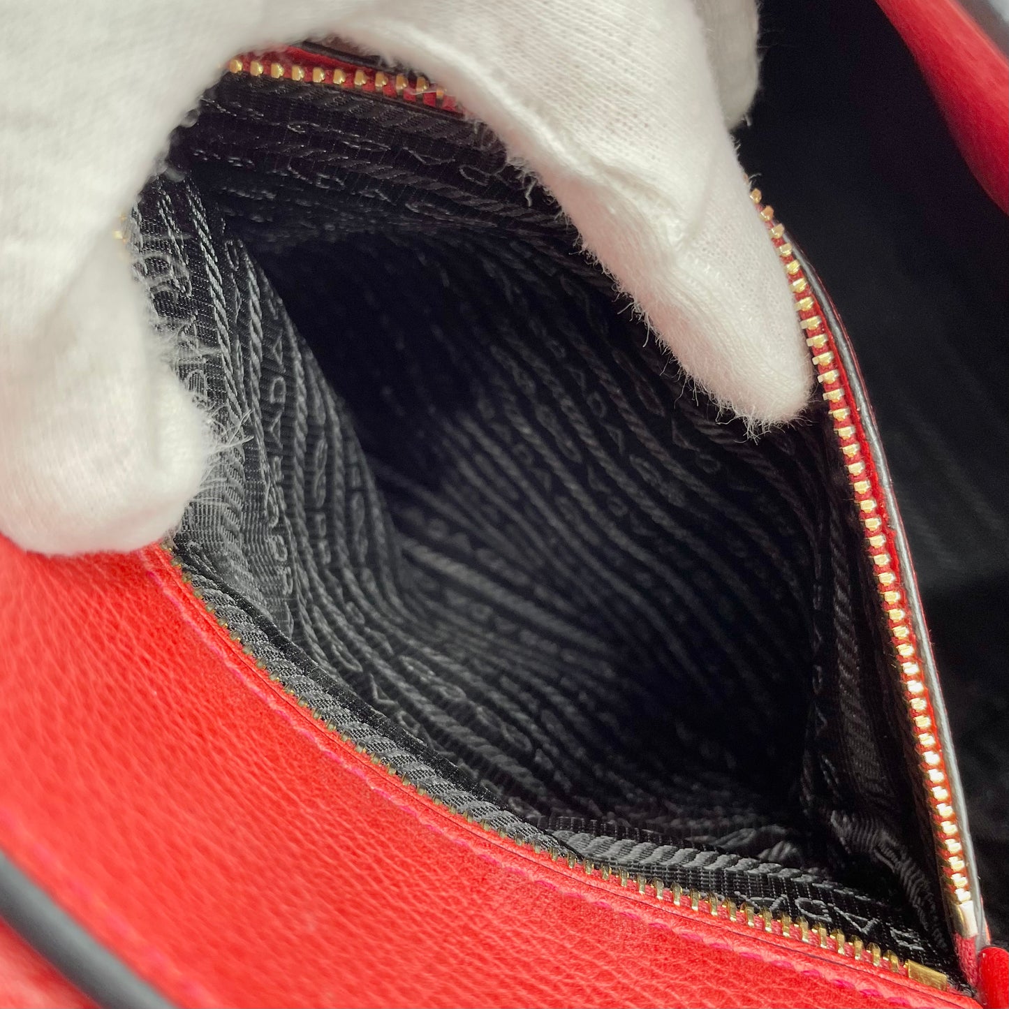 PRADA Leather Shoulder Bag