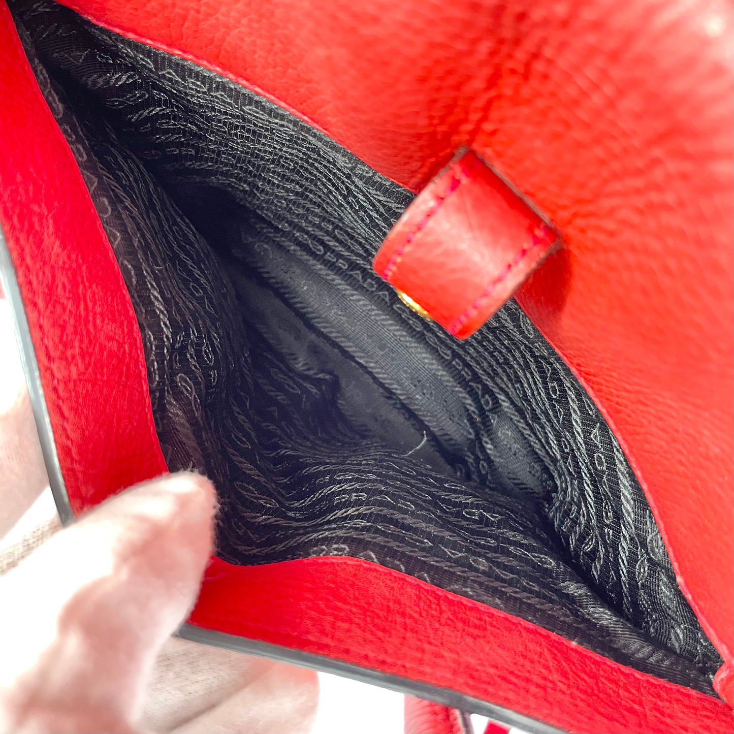 PRADA Leather Shoulder Bag