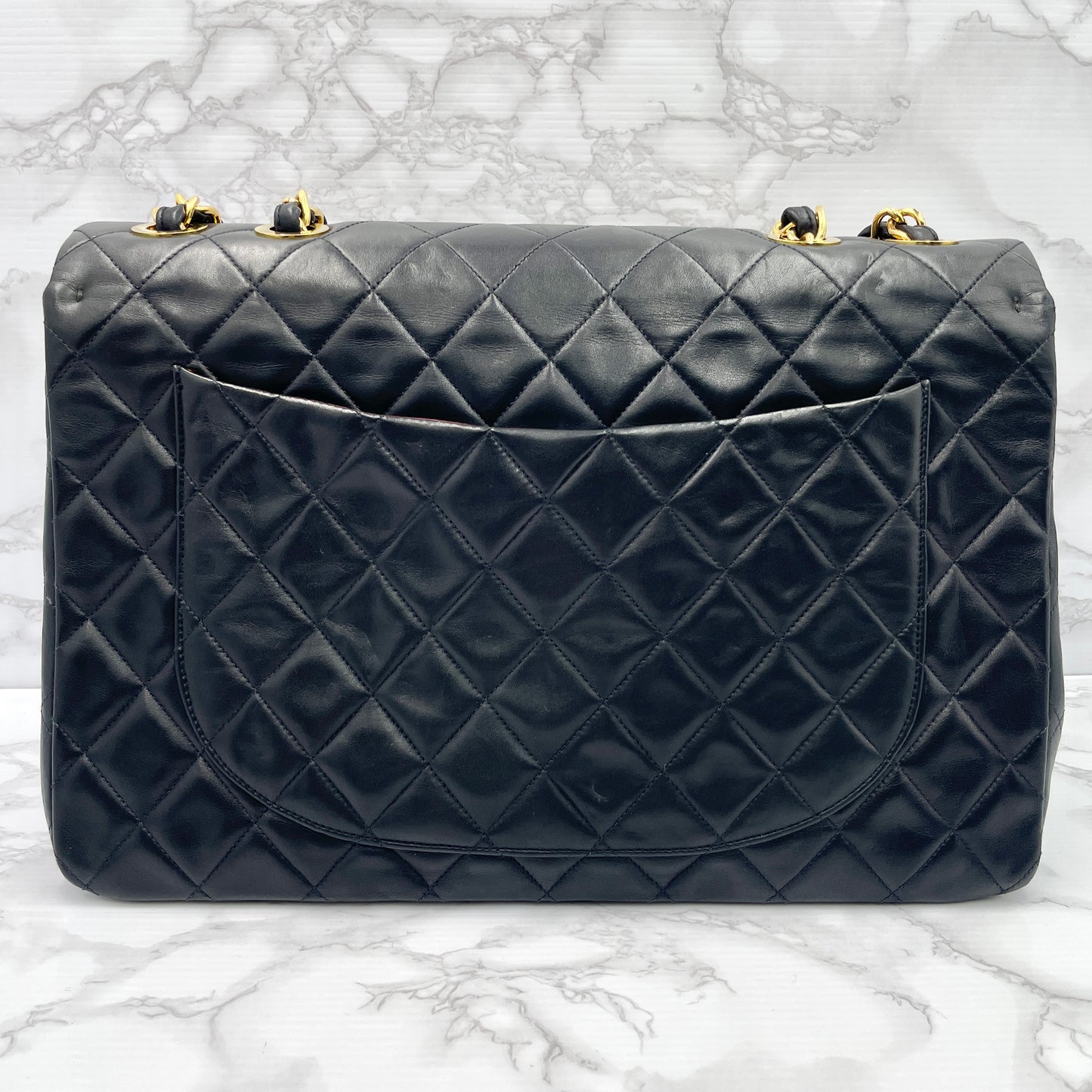 CHANEL lambskin Matrasse chain shoulder