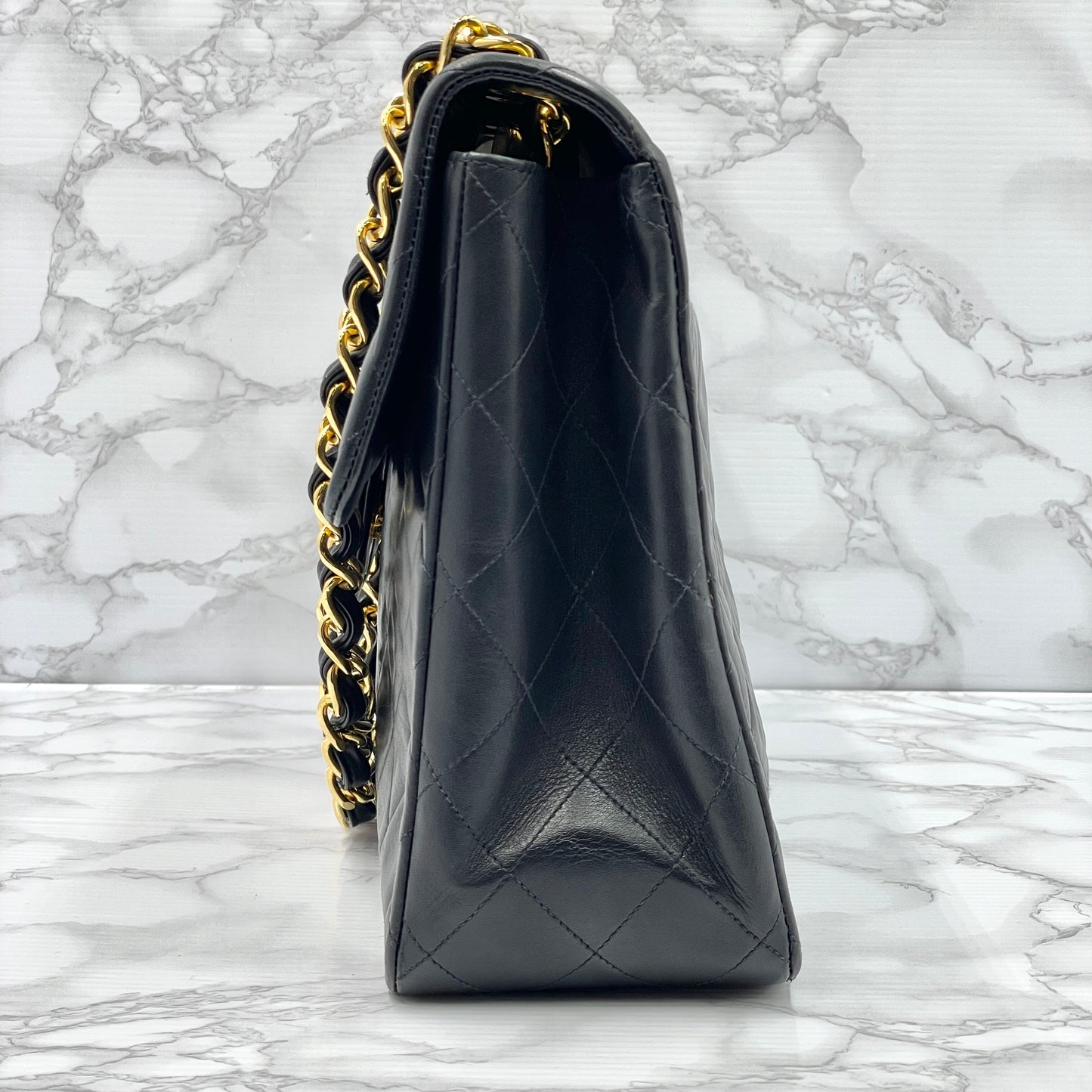 CHANEL lambskin Matrasse chain shoulder