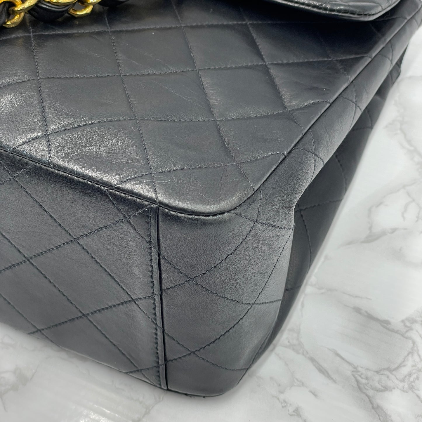 CHANEL lambskin Matrasse chain shoulder