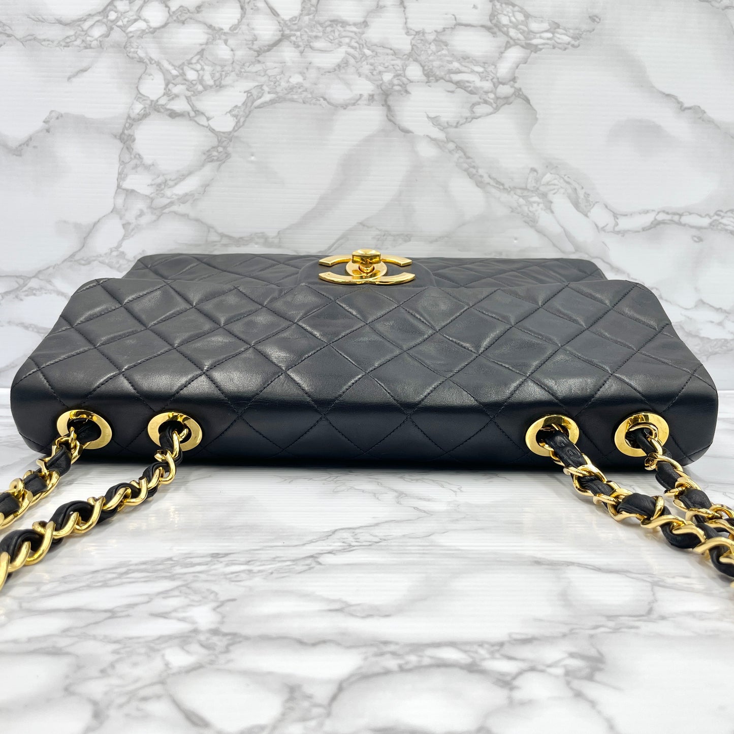 CHANEL lambskin Matrasse chain shoulder