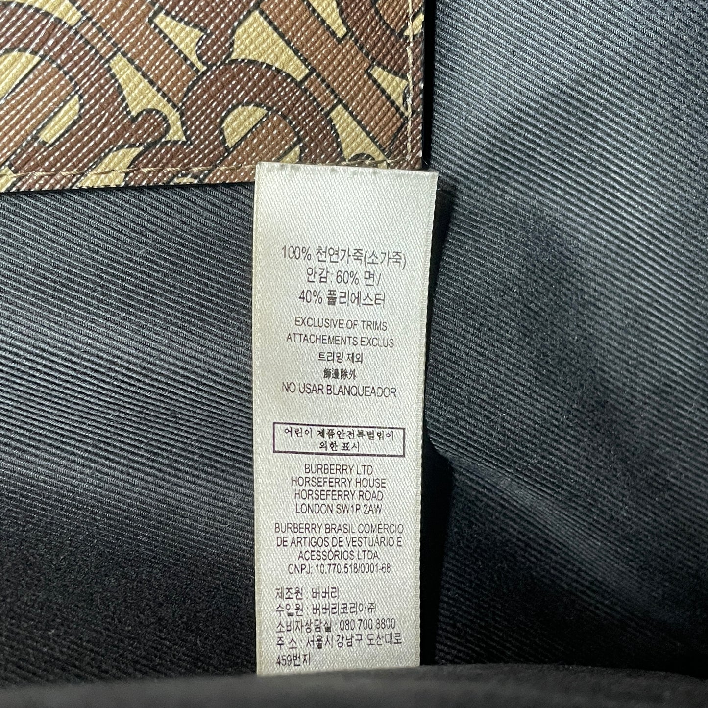 BURBERRY TB tote