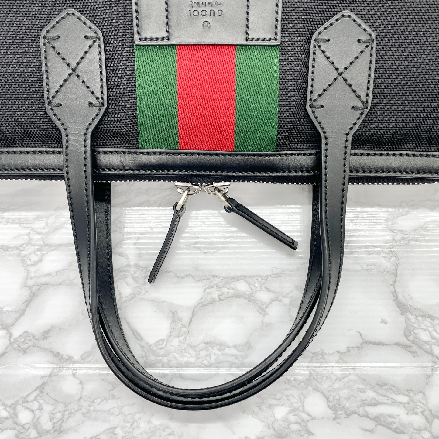 GUCCI Sherry Line 2way Tote Bag