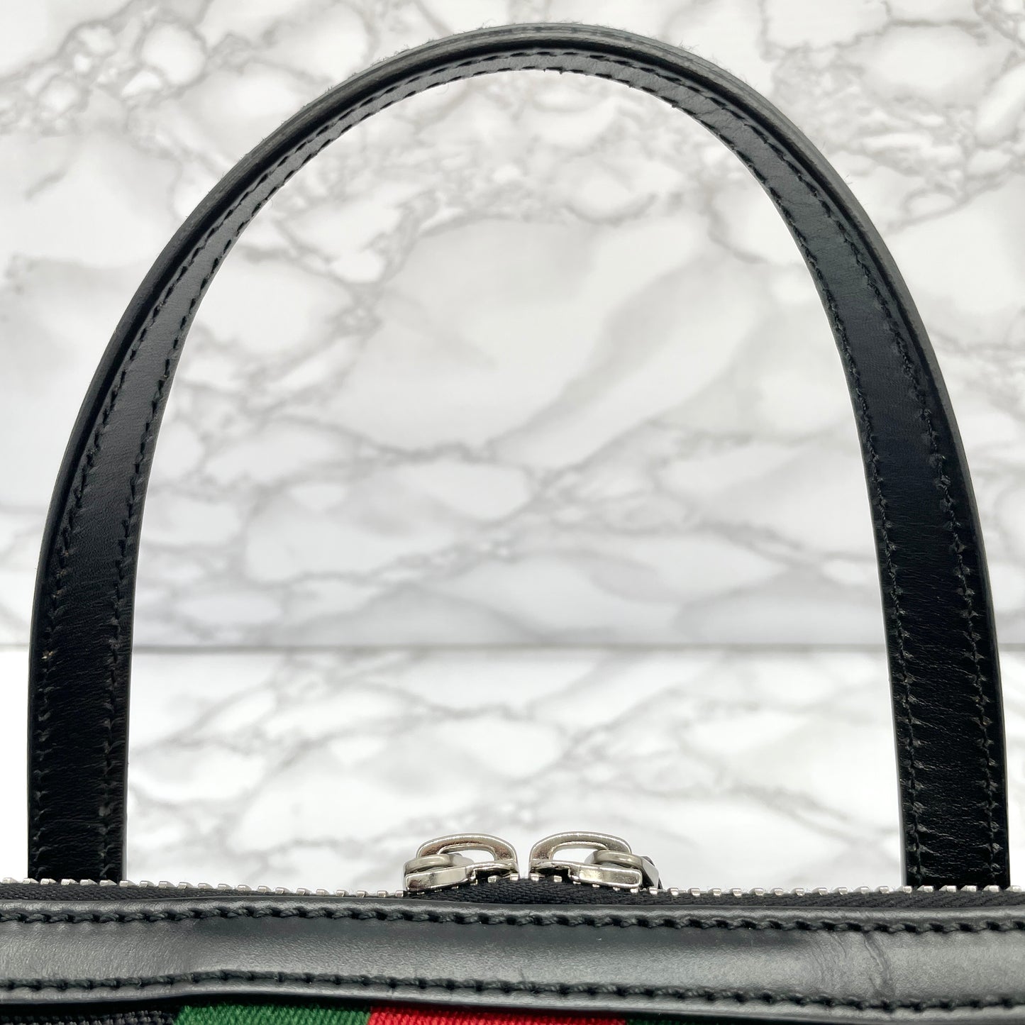 GUCCI Sherry Line 2way Tote Bag