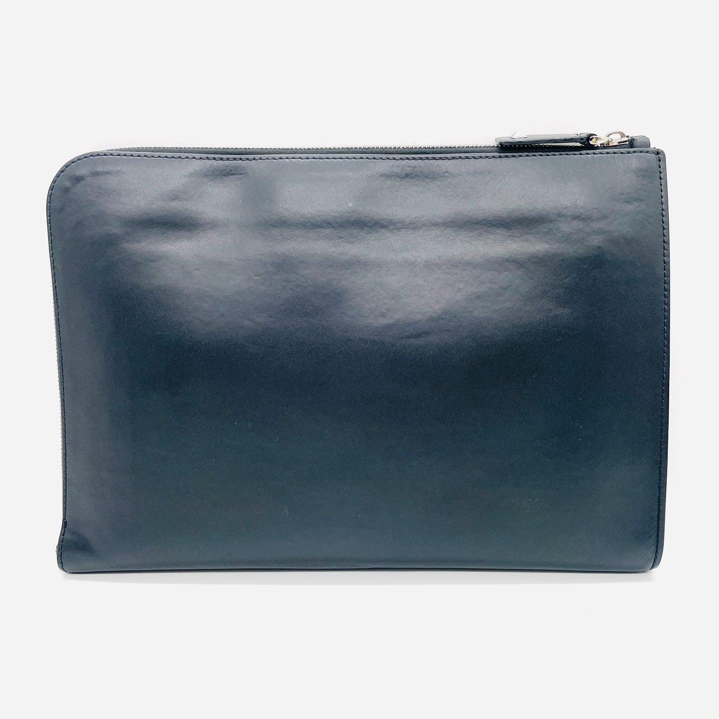 VALENTINO Leather VLTN Clutch Bag