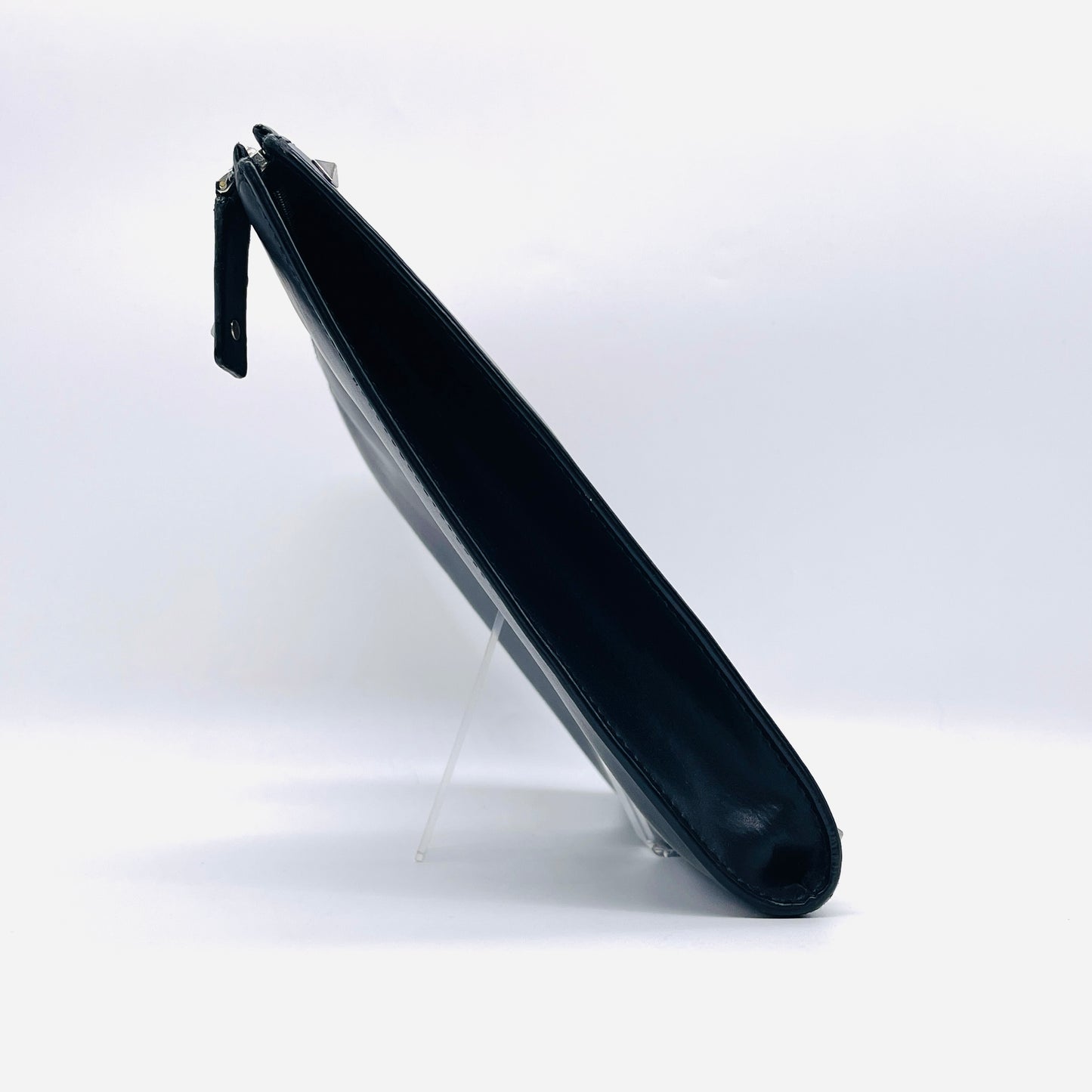 VALENTINO Leather VLTN Clutch Bag