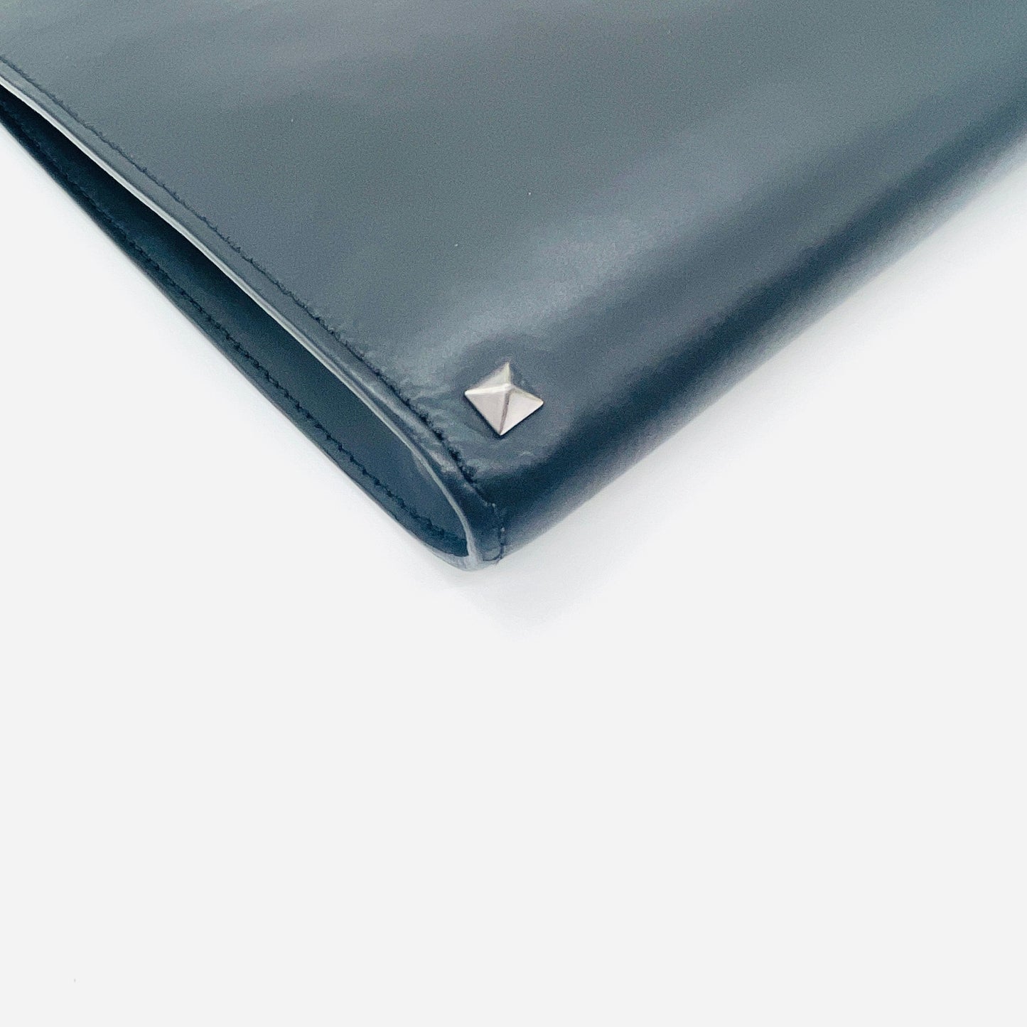 VALENTINO Leather VLTN Clutch Bag