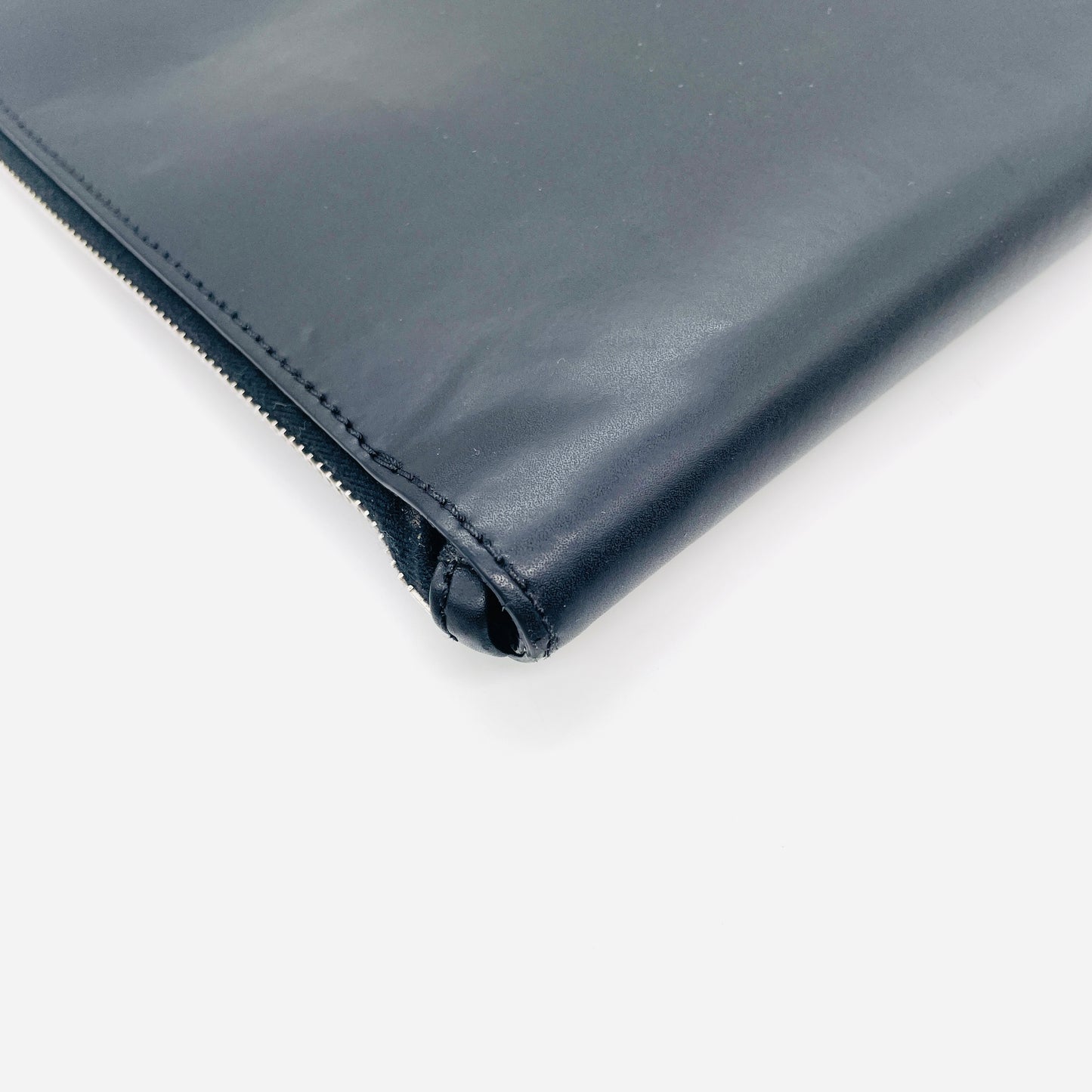 VALENTINO Leather VLTN Clutch Bag